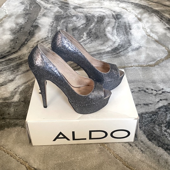 ALDO Sparkly Platform Pumps - Picture 1 of 9